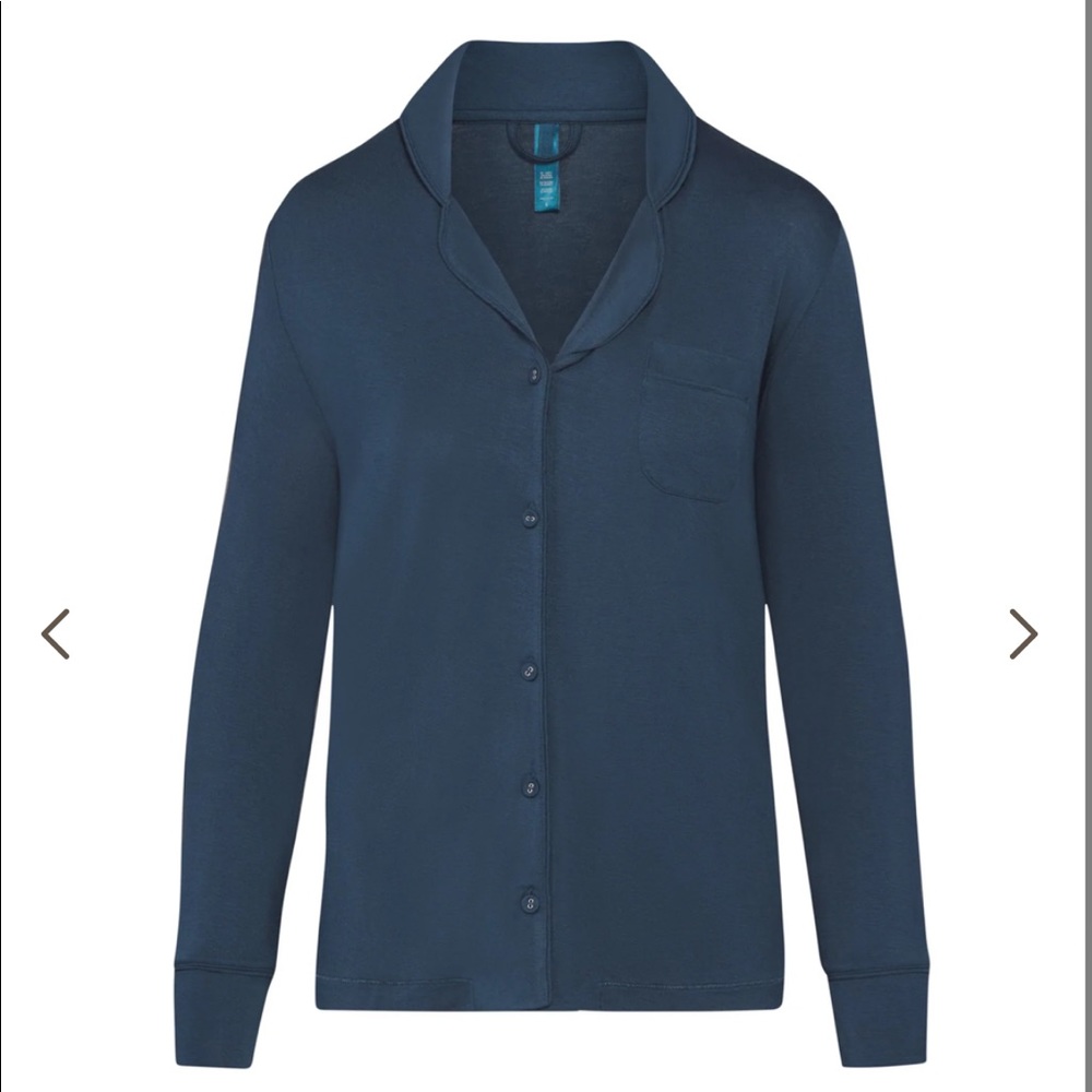 SKIMS Sleep Button Up